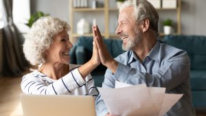 Georgia Gold IRA Investing Company a happy senior couple 300x169